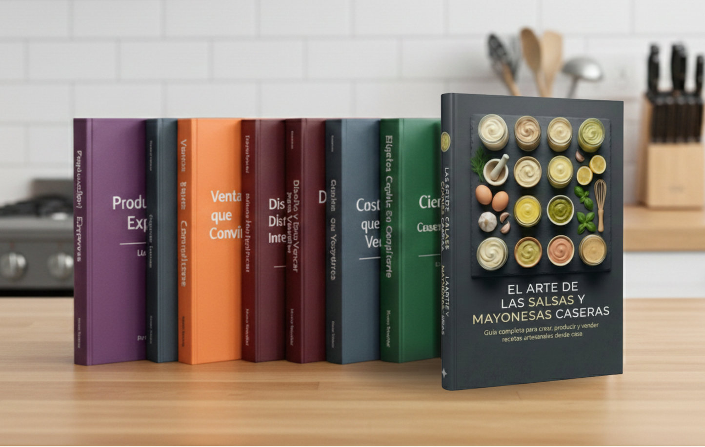 El Arte de las Salsas y Mayonesas Caseras + 7 BONOS DE REGALO